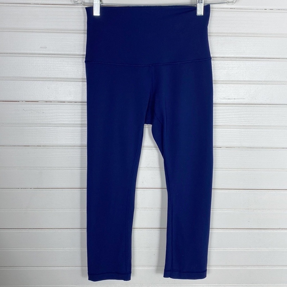 Lululemon Wunder Under Blue Leggings Size 6
